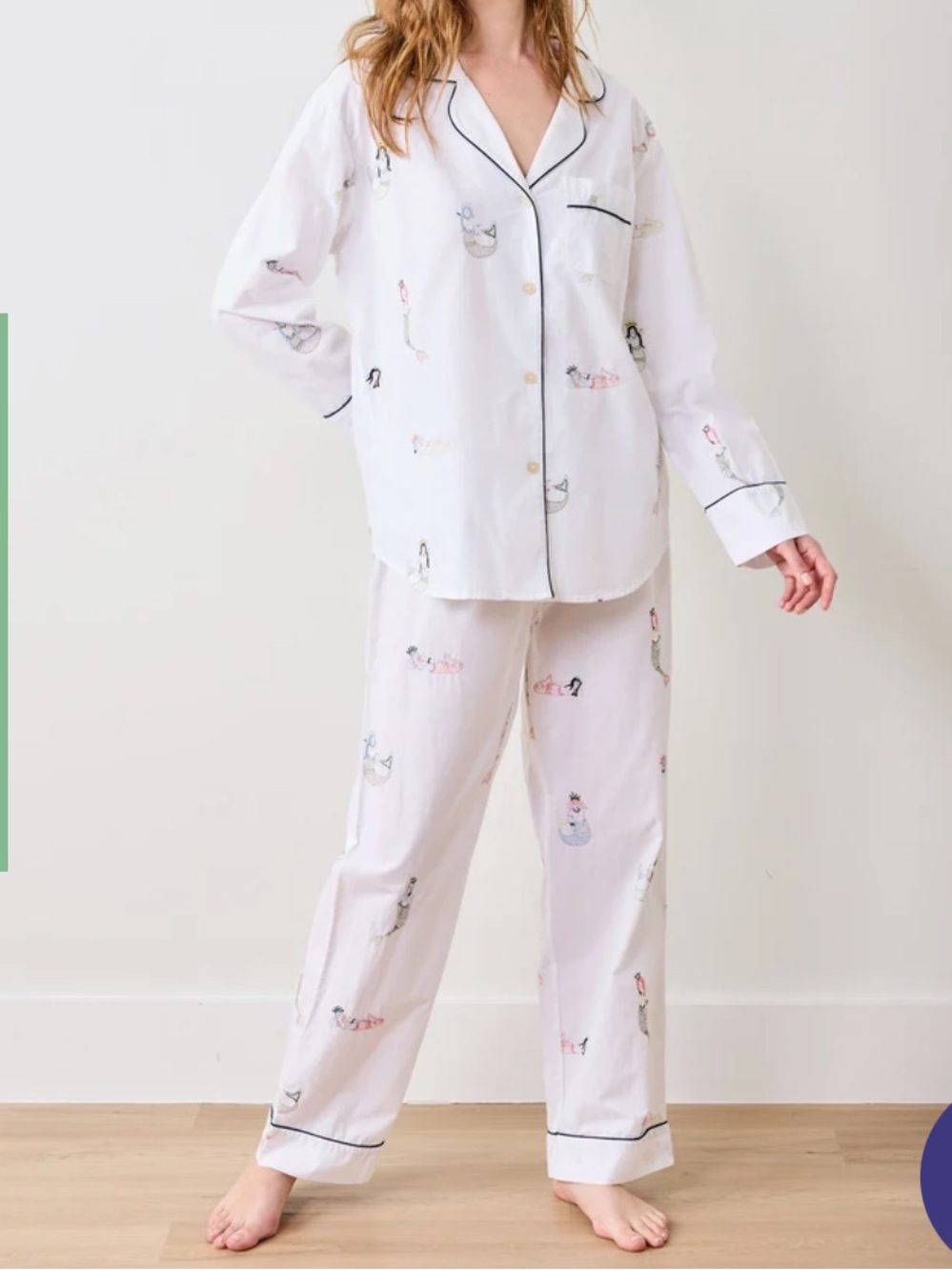 Printfresh Daughters of Triton Long Pj Set
Size M